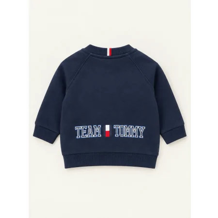 Felpa Bambino Tommy Hilfiger in Cotone Garzato