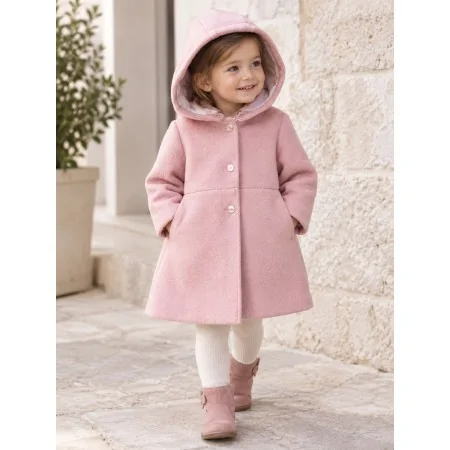 Cappottino Rosa Bambina Made in Italy Ambarabà