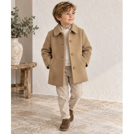 Cappotto Cammello Bambino Elegante | Bimbalò Cappotto Cammello Bambino Elegante | Bimbalò