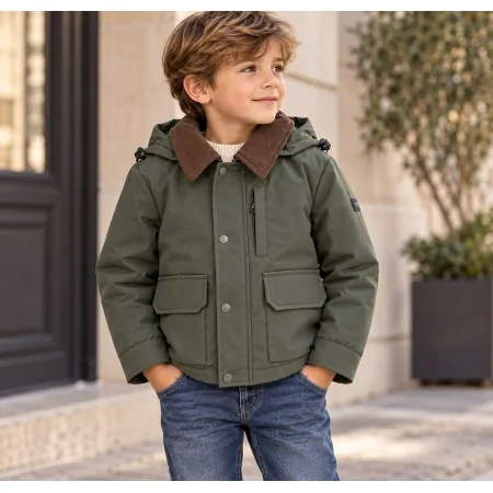 Giubbotto Canadian Bambino Verde Oliva | Idrorepellente Giubbotto Canadian Bambino Verde Oliva | Idrorepellente