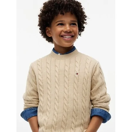 Maglioncino Bambino Tommy Hilfiger Cotone a Trecce