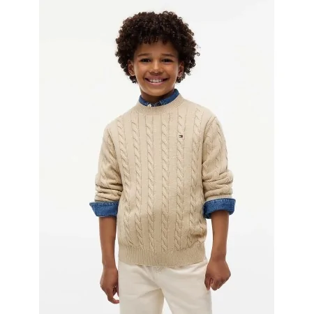 Maglioncino Bambino Tommy Hilfiger Cotone a Trecce Maglioncino Bambino Tommy Hilfiger Cotone a Trecce