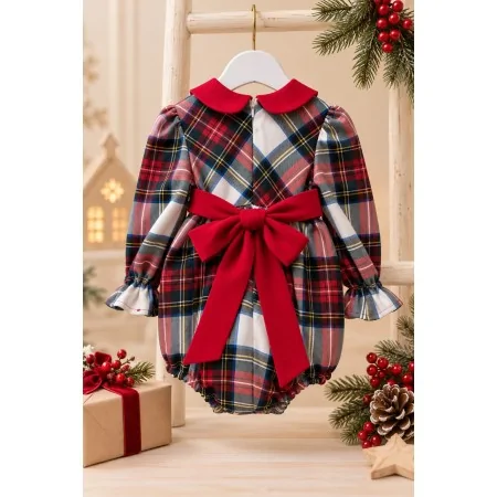 Pagliaccetto Natalizio Bambina - Eleganza in Caldo Cotone