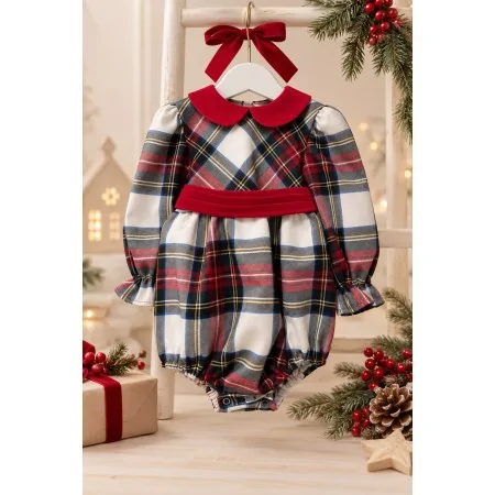Pagliaccetto Natalizio Bambina - Eleganza in Caldo Cotone