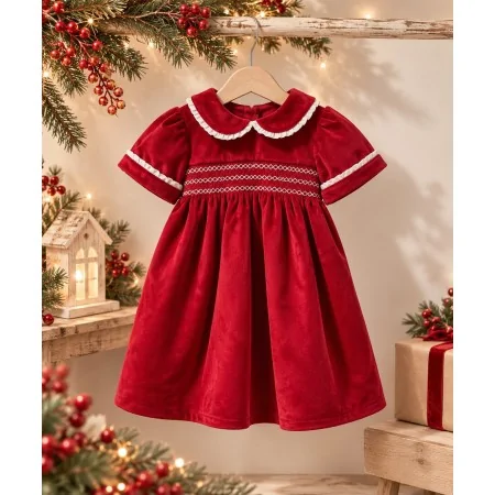 Abito in Velluto Rosso - Eleganza Natalizia